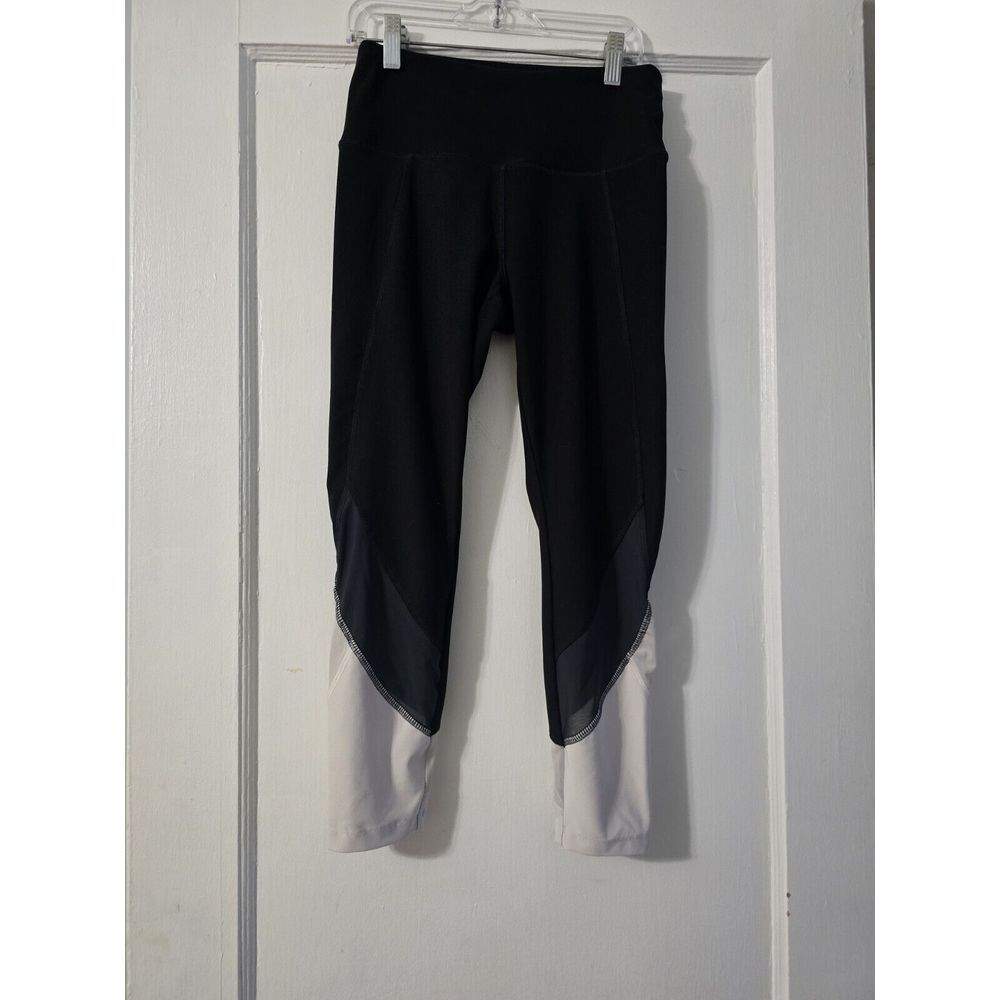 VOGO ATHLETICA Black White Gray YOGA Mesh RUNNING‎ Small